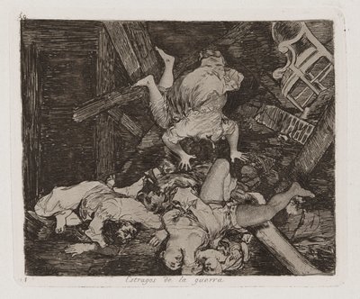 Estragos de la guerra, tav. 30 da Los desastres de la guerra da Francisco de Goya