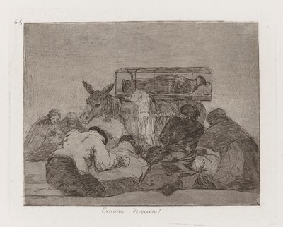 Strana devozione!, Tavola 66 da I disastri della guerra da Francisco de Goya