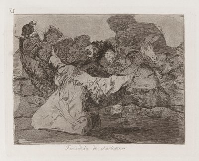 Farandola di ciarlatani da Francisco de Goya
