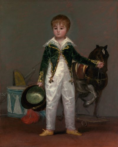 José Costa y Bonells morto nel 1870, chiamato Pepito, ca. 1810 da Francisco de Goya