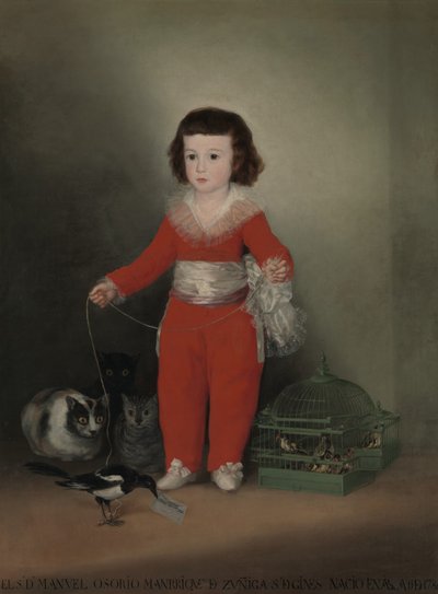 Manuel Osorio Manrique de Zuñiga da Francisco de Goya