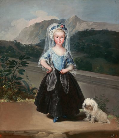 María Teresa de Borbón y Vallabriga, poi Contessa di Chinchón da Francisco de Goya