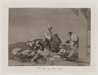 Non bisogna gridare da Francisco de Goya