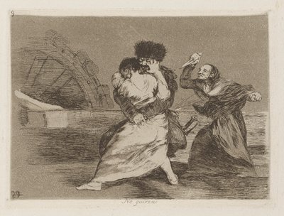 Non vogliono da Francisco de Goya