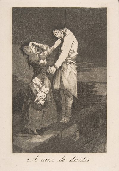 A caccia di denti, 1799 da Francisco de Goya
