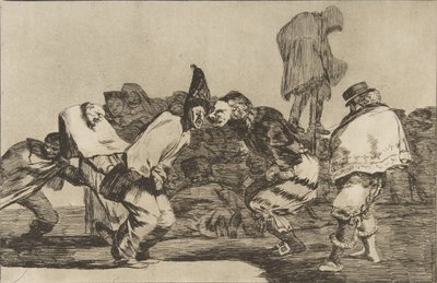 Tavola 14 dai Disparates: Follia del Carnevale, ca. 1816-23 pubblicato 1864 da Francisco de Goya