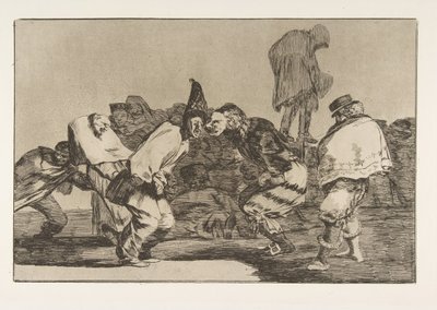 Tavola 14 dai Disparates: Follia di Carnevale, ca. 1816-23 pubblicato 1864 da Francisco de Goya