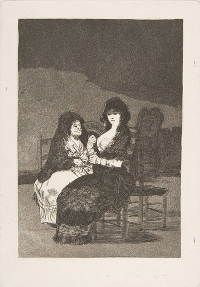 Tavola 15 da Los Caprichos: Buoni Consigli, 1799 da Francisco de Goya