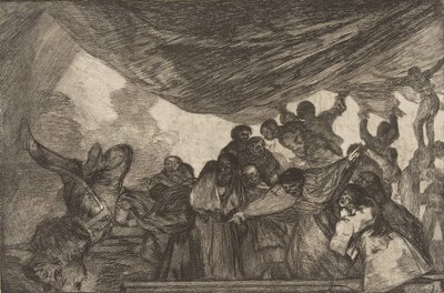 Tavola 15 da I Disparates: Chiarezza folle, ca. 1816-23 pubblicato 1864 da Francisco de Goya