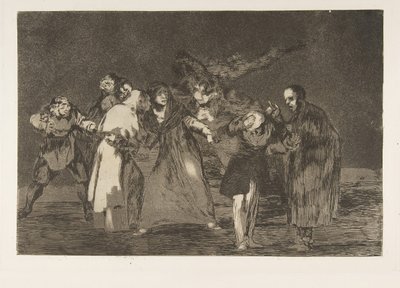 Tavola 16 dai Disparates: Le ferite guariscono più velocemente delle parole affrettate, ca. 1816-23 pubblicato 1864 da Francisco de Goya