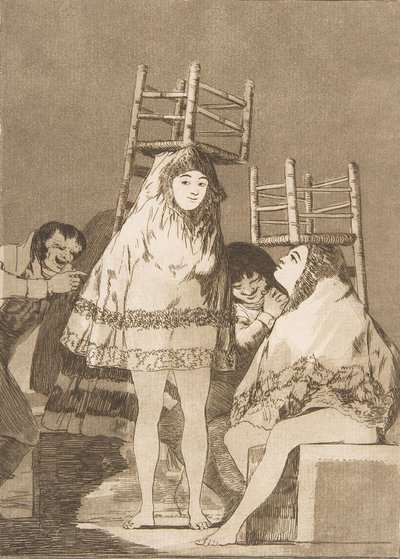 Tavola 26 da Los Caprichos: Hanno già un posto da Francisco de Goya