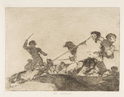 Tavola 29 da I disastri della guerra Los Desastres de la Guerra: He ..., 1810 pubblicato 1863 da Francisco de Goya