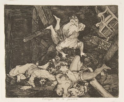 I disastri della guerra: Devastazione da Francisco de Goya