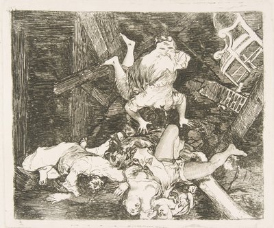 Tavola 30 da I disastri della guerra: Devastazioni della guerra, 1810 da Francisco de Goya