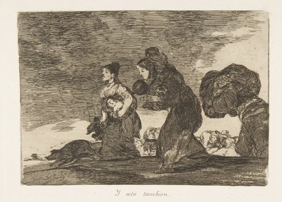Tavola 45 da I Disastri della Guerra: E..., 1810 pubblicato 1863 da Francisco de Goya