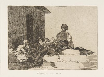 Piatto 54 da I Disastri della Guerra: Ap da Francisco de Goya
