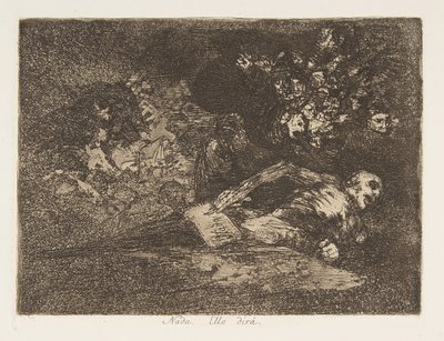 Tavola 69 da I disastri della guerra: Non... da Francisco de Goya