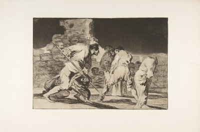 Piatto 6 dai Disparates: È sorprendente - e siamo stati creati da Dio da Francisco de Goya