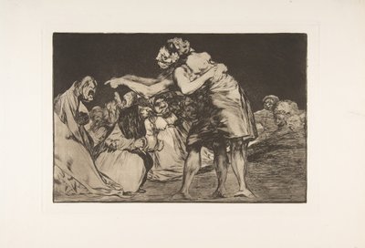 Tavola 7 dai Disparates: Follia Disordinata, ca. 1816-23 pubblicato 1864 da Francisco de Goya