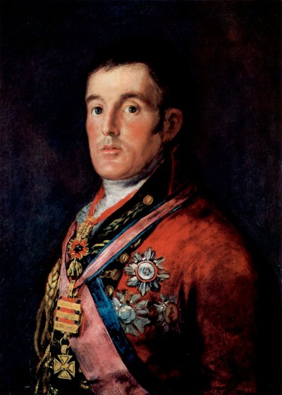 Ritratto del feldmaresciallo Arthur Wellesley, 1º duca di Wellington, circa 1814 da Francisco de Goya