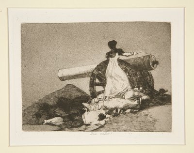 Che valore! (Que valor!), tav. 7 da Los desastres de la guerra (I disastri della guerra) da Francisco de Goya