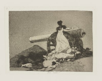 Che coraggio!, tav. 7 dalla serie I disastri della guerra da Francisco de Goya