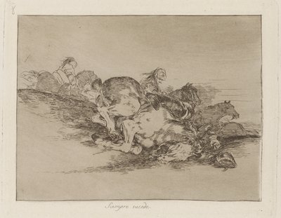 Siempre sucede (Succede sempre), tav. 8 dalla serie Los desastres de la guerra (I disastri della guerra) da Francisco de Goya