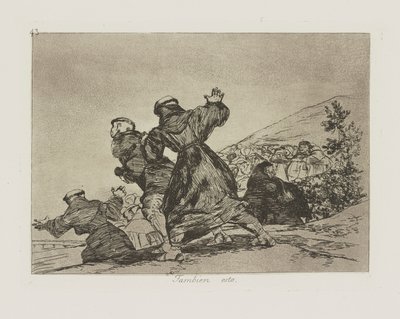 Tambien esto. (Anche questo.), tav. 43 dalla serie Los desastres de la guerra (I disastri della guerra) da Francisco de Goya