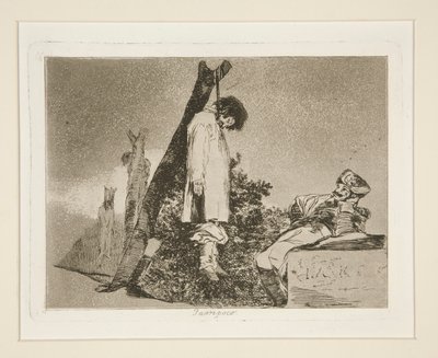 Tampoco (Neanche in questo caso), tav. 36 da Los desastres de la guerra (I disastri della guerra) da Francisco de Goya