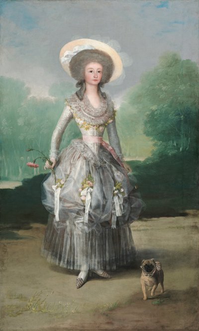 La Marquesa de Pontejos, c. 1786 da Francisco de Goya