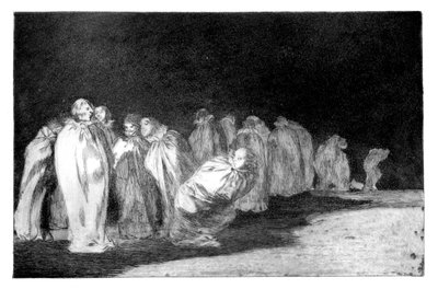 Gli uomini nei sacchi da Francisco de Goya
