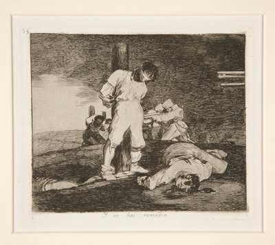 Y no hai [sic] remedio da Francisco de Goya
