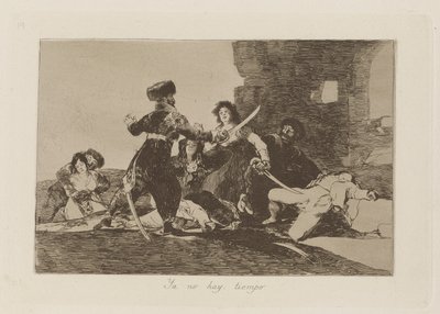 Ya no hay tiempo da Francisco de Goya