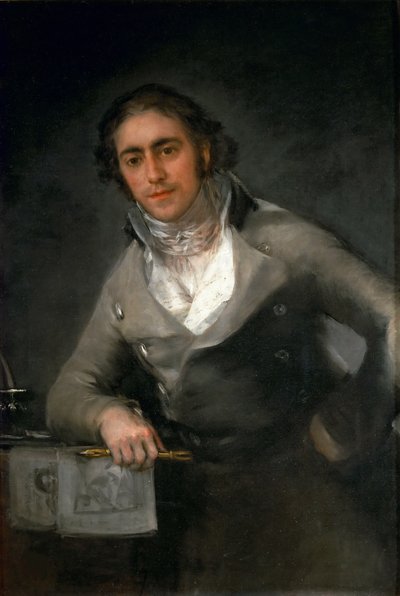 Ritratto di un uomo Evaristo Pérez de Castro, ca 1806 da Francisco Goya de