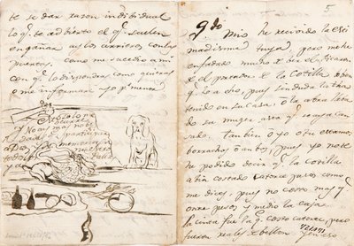 Lettera a Martín Zapater da Francisco de Goya