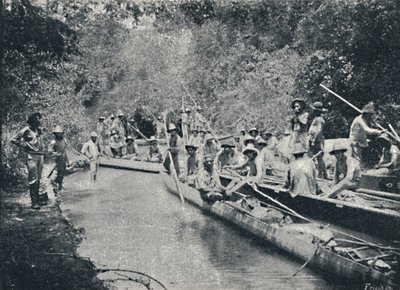 Esplorazione del Rio di Santo Anastacio, 1895 da Francisco Henszler