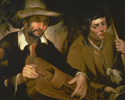 Il suonatore di ghironda cieco, c.1640 da Francisco Herrera
