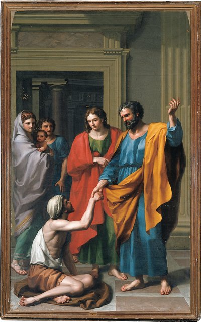 San Pietro e San Giovanni Guariscono il Paralitico, 1783 da Francisco Javier Ramos y Albertos