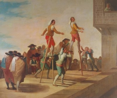I trampoli (Los Zancos). 1791-92 da Francisco de Goya