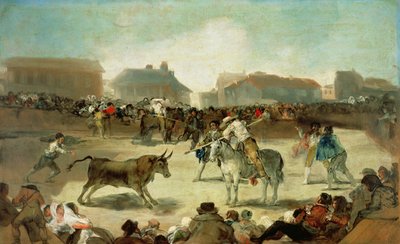 Una corrida di paese da Francisco de Goya