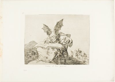 Contro il bene comune, tavola 71 da I disastri della guerra da Francisco Jose de Goya y Lucientes