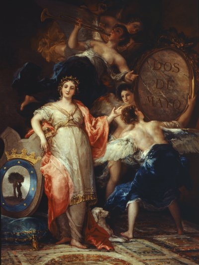 Allegoria della città di Madrid da Francisco de Goya