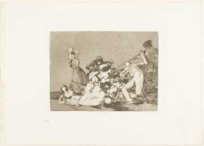 E sono come bestie selvagge, tavola cinque da I disastri della guerra da Francisco Jose de Goya y Lucientes