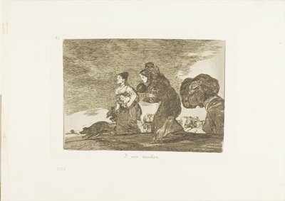 E anche questo, tavola 45 da I disastri della guerra da Francisco Jose de Goya y Lucientes