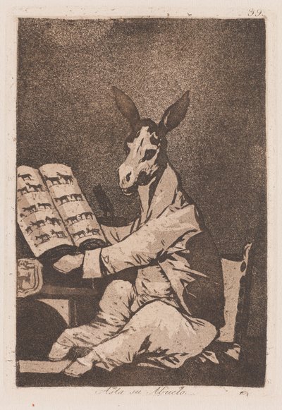 Fino a Suo Nonno, fine XVIII-inizio XIX secolo da Francisco de Goya