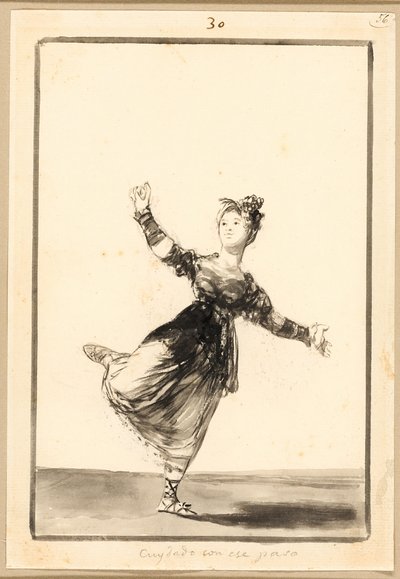 Fate attenzione a questo passo! da Francisco Jose de Goya y Lucientes