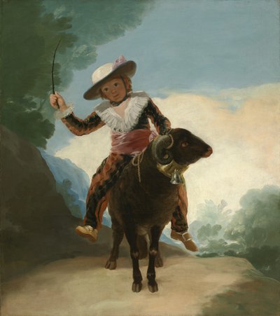 Ragazzo su un ariete, 1786-87 da Francisco de Goya