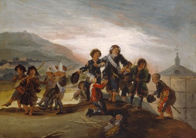 Ragazzi che Giocano ai Soldati, c.1775-99 da Francisco Jose de Goya y Lucientes