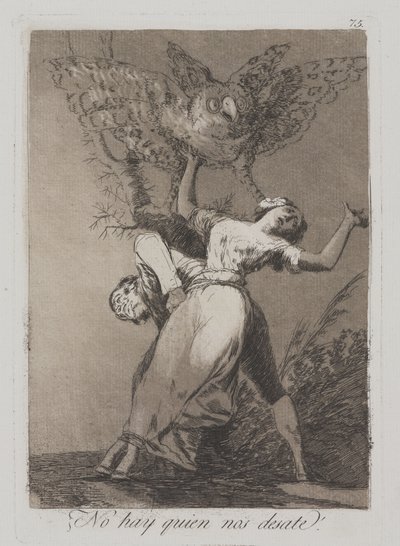 Nessuno può scioglierci? (¿No hay quien no desate?) da Francisco de Goya