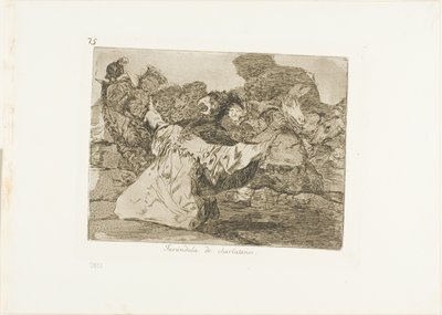Lo spettacolo del ciarlatano, tavola 75 da I disastri della guerra da Francisco Jose de Goya y Lucientes